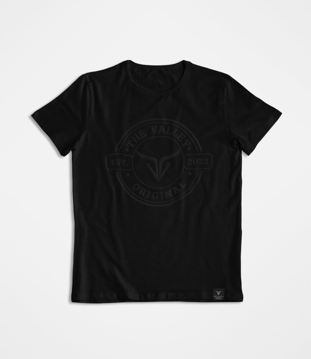 Classic Embossed Black T-Shirt